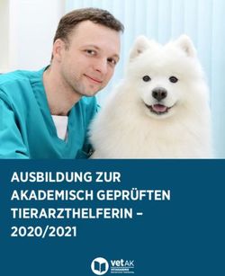 AUSBILDUNG ZUR AKADEMISCH GEPR&Uuml;FTEN TIERARZTHELFERIN- 2020/2021