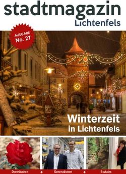 Stadtmagazin - Winterzeit in Lichtenfels - Stadt Lichtenfels