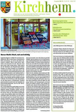 Bonus-Markt: frisch, nah und wichtig - Gemeinde Kirchheim