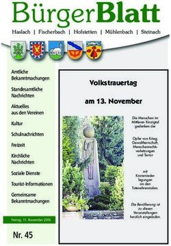 BÜRGERBLATT - GEMEINDE FISCHERBACH