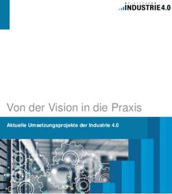 Von der Vision in die Praxis - Aktuelle Umsetzungsprojekte der Industrie 4.0 - Smart Factory OWL