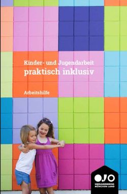 Praktisch inklusiv Kinder- und Jugendarbeit - Arbeitshilfe - KJR M&uuml;nchen ...