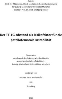 Der TT-TG-Abstand als Risikofaktor für die patellofemorale Instabilität