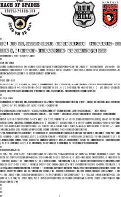 Reglement The Race of Spades - Töffli Poker Run Samstag, 20. Juli 2019 - Jaunpass, Boltigen