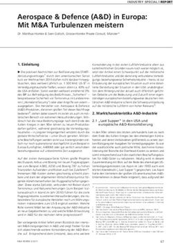 Aerospace & Defence (A&D) in Europa: Mit M&A Turbulenzen meistern