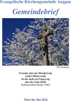 Gemeindebrief Evangelische Kirchengemeinde Auggen - M&auml;rz bis Mai 2022