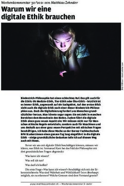 Warum wir eine digitale Ethik brauchen - Matthias Zehnder