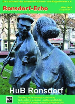 Ronsdorf-Echo - Ronsdorfer Heimat- und B&uuml;rgerverein