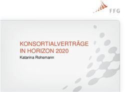 KONSORTIALVERTR&Auml;GE IN HORIZON 2020 - Katarina Rohsmann - ProjektSERVICE ...