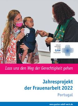 Jahresprojekt der Frauenarbeit 2022 - Portugal Lass uns den Weg der Gerechtigkeit gehen - Gustav-Adolf-Werk
