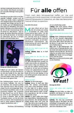 F&Uuml;R ALLE OFFEN KULTUR - VIFEST!