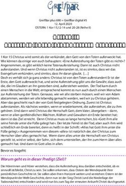 Ostern: Der "turning point" unserer Geschichte - Predigt 1 Kor 15 MH Ostern