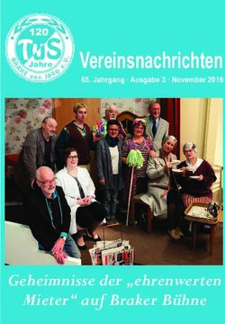 VEREINSNACHRICHTEN - GEHEIMNISSE DER "EHRENWERTEN MIETER" AUF BRAKER B&Uuml;HNE 120 - TUS BRAKE