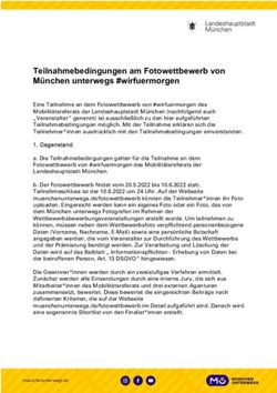 Teilnahmebedingungen am Fotowettbewerb von M&uuml;nchen unterwegs #wirfuermorgen