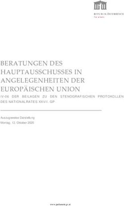 BERATUNGEN DES HAUPTAUSSCHUSSES IN ANGELEGENHEITEN DER EUROP&Auml;ISCHEN UNION - IV-06 DER BEILAGEN ZU DEN STENOGRAFISCHEN PROTOKOLLEN DES ...