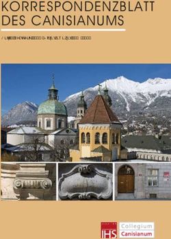 KORRESPONDENZBLATT DES CANISIANUMS - Heft 2, Jahrgang 152 - Wintersemester 2019/2020 - Canisianum Innsbruck