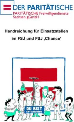 Handreichung Für Einsatzstellen Im FSJ Und FSJ Chance' - Paritätische ...