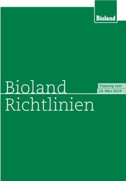 Bioland Richtlinien Fassung vom 18. März 2019