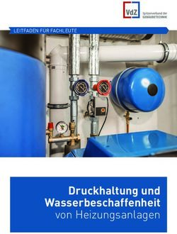 DRUCKHALTUNG UND WASSERBESCHAFFENHEIT VON HEIZUNGSANLAGEN - LEITFADEN F&Uuml;R FACHLEUTE - VDZ EV