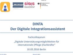 DINTA Der Digitale Integrationsassistent - Fachcolloquium "Digitale Unterstützungsmöglichkeiten für internationale (Pflege-)Fachkräfte" 10.03.2016 ...