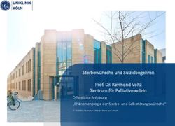 Sterbew&uuml;nsche und Suizidbegehren Prof. Dr. Raymond Voltz Zentrum f&uuml;r Pallia vmedizin - &Ouml;ffentliche Anh&ouml;rung "Ph&auml;nomenologie der Sterbe- und ...