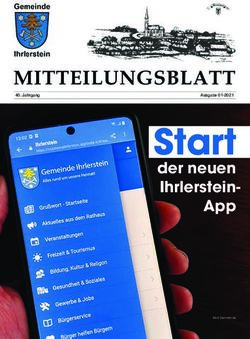 Start der neuen Ihrlerstein- App - Jahrgang - Gemeinde Ihrlerstein