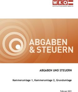 ABGABEN UND STEUERN Kammerumlage 1, Kammerumlage 2, Grundumlage - Februar 2021 - WKO