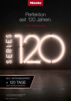 Perfektion seit 120 Jahren - + 120 TAGE NEU! AKTIONSGER&Auml;TE