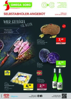 SELBSTABHOLER-ANGEBOT - OMEGA SORG GmbH