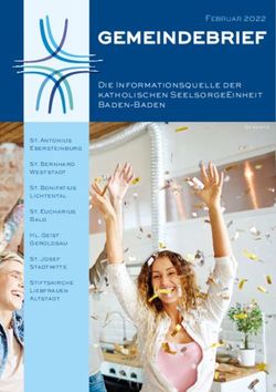 Gemeindebrief Die Informationsquelle der katholischen SeelsorgeEinheit Baden-Baden - Pfarrei Deutschland