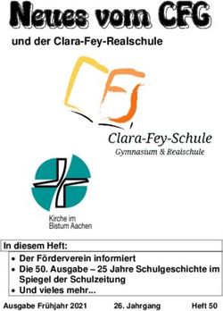 Und der Clara-Fey-Realschule - In diesem Heft