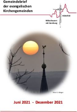 Gemeindebrief der evangelischen Kirchengemeinden - Juni 2021 - Dezember 2021 - Höhefeld