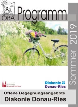 Programm - Diakonie Donau-Ries Offene Begegnungsangebote - Diakonie Donau Ries