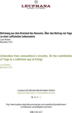 Liberation from consumtions s circuitry. On the contribution of Yoga to a sufficient way of living