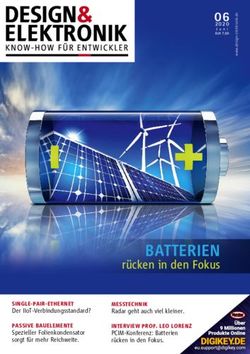 Batterien rücken in den Fokus - embedded brains