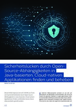 Sicherheitsl&uuml;cken durch Open-Source-Abh&auml;ngigkeiten in Java-basierten, Cloud-nativen Applikationen finden und beheben