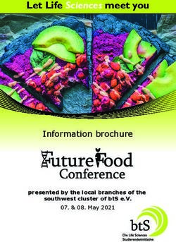 Let Life Sciences meet you - Information brochure presented by the local branches of the