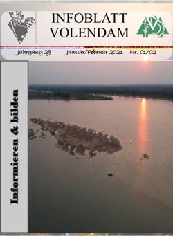 INFOBLATT VOLENDAM - Cooperativa Volendam Paraguay