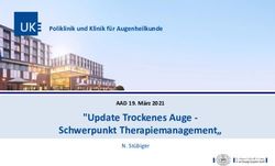 "Update Trockenes Auge - Schwerpunkt Therapiemanagement" - Poliklinik und Klinik f&uuml;r Augenheilkunde - Schwerpunkt Therapiemanagement"