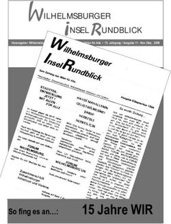 15 Jahre WIR So fing es an : Wilhelmsburger ...