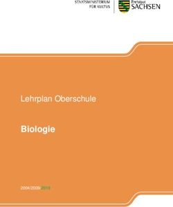 Biologie Lehrplan Oberschule