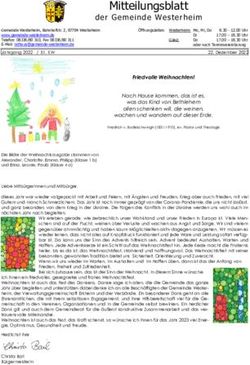 Mitteilungsblatt d er G em eind e Wester heim - der Gemeinde Westerheim