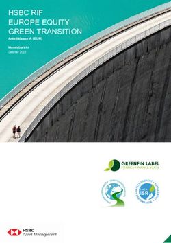 HSBC RIF EUROPE EQUITY GREEN TRANSITION - Anteilklasse A (EUR) Monatsbericht Oktober 2021