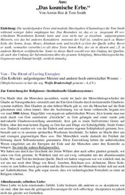 "Das kosmische Erbe." - Aus