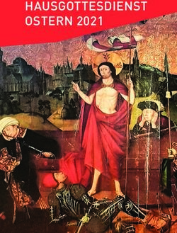 HAUSGOTTESDIENST OSTERN 2021 - St. Ignatius, Frankfurt