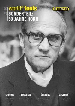 SONDERTEIL: 50 JAHRE HORN - ÜBER UNS - Paul Horn GmbH
