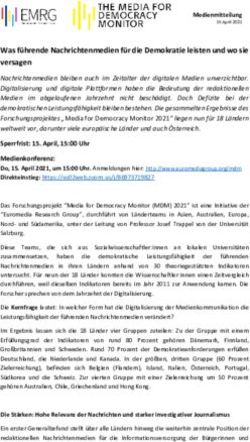 Was f&uuml;hrende Nachrichtenmedien f&uuml;r die Demokratie leisten und wo sie versagen