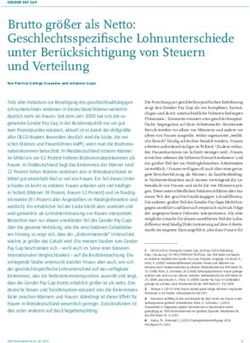 Brutto größer als Netto: Geschlechtsspezifische Lohnunterschiede unter Berücksichtigung von Steuern und Verteilung