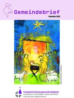 Gemeindebrief - Evangelische Kirchengemeinde Erligheim Lindenstraße 2 74391 Erligheim Telefon: 07143 22554 E-Mail
