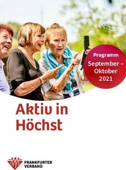 Aktiv in Höchst September - Oktober 2021 - Programm - Frankfurter Verband